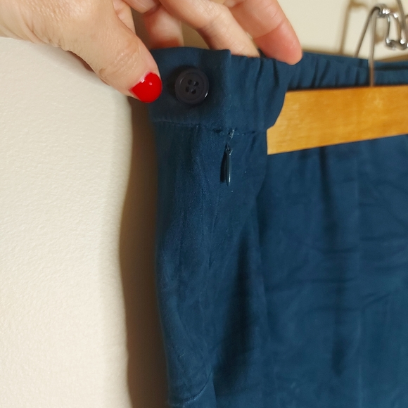 Ultrasuede flared midi skirt - Picture 3 of 7